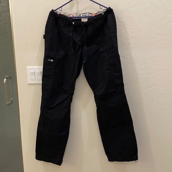 Black Size L/Long Koi Lindsey Scrub Pant